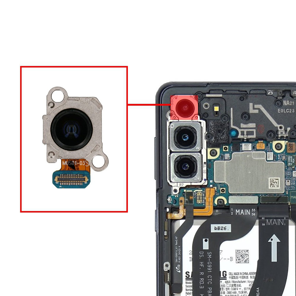 12MP Rear Camera for Samsung Galaxy S21 G991B / S21 Plus G996B GH96-13963A (Gold) 12MP Rear Camera for Samsung Galaxy S21 G991B / S21 Plus G996B GH96-13963A (Gold)